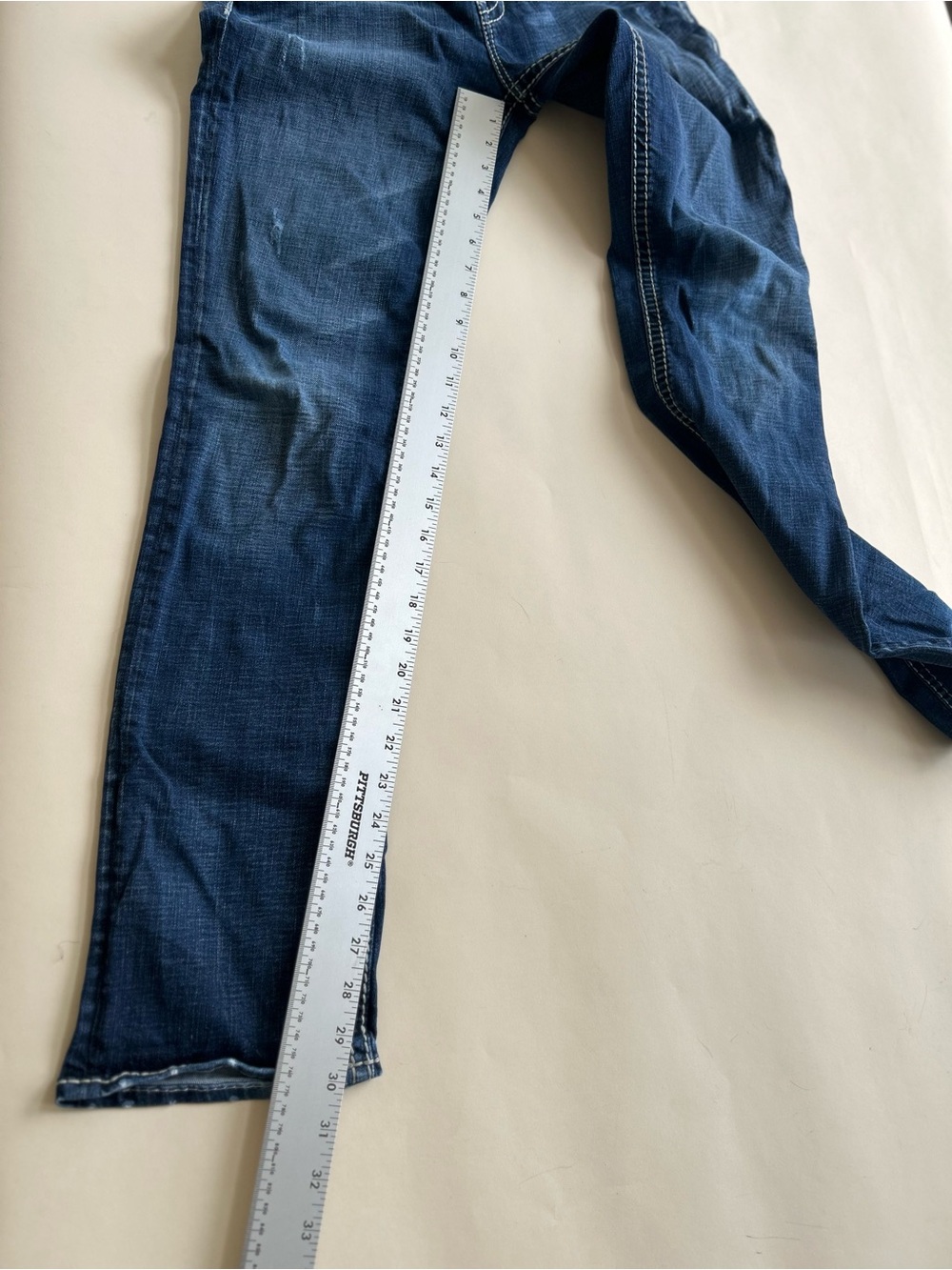 Silver Jeans Indigo Blue Straight Leg Women's Jeans size w28 - Picture 3 of 8